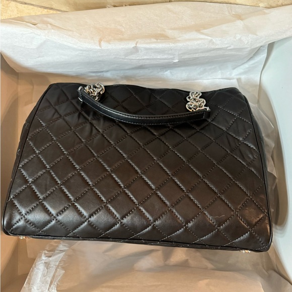 New quilted, black Michael Kors, leather handbag with tags and magnetic closure - Picture 9 of 11